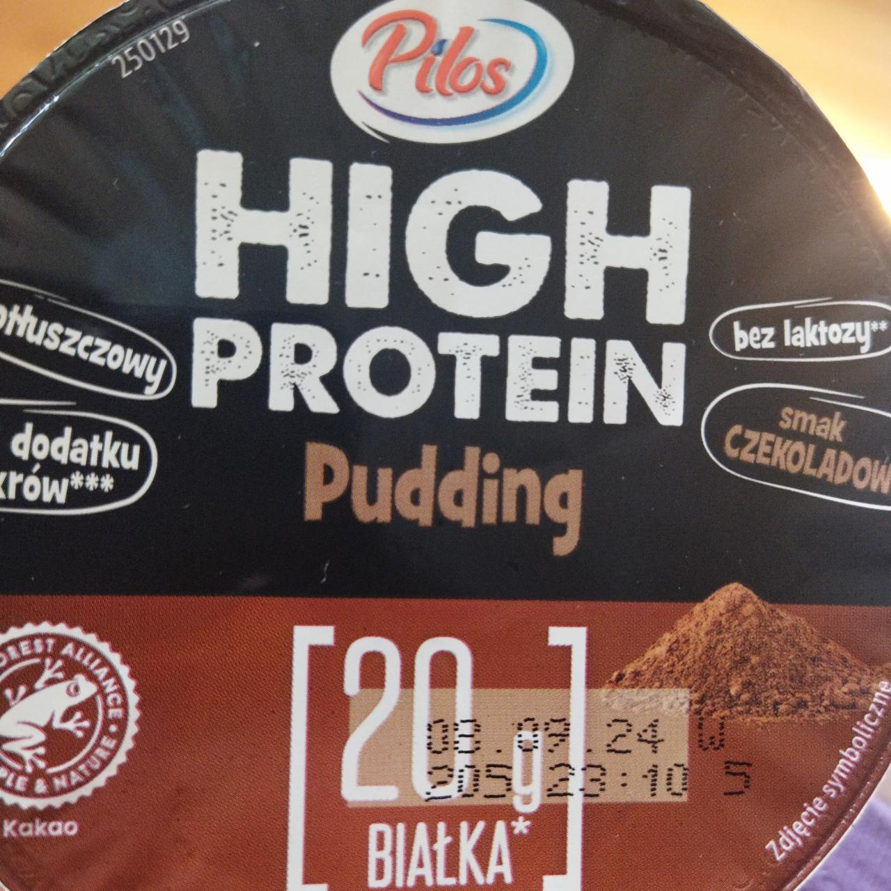 Фото - Pudding high protein smak czekoladowy Pilos