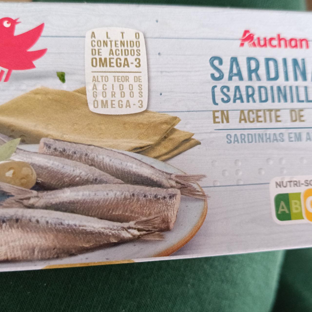 Фото - Сардини в олії Sardines Auchan