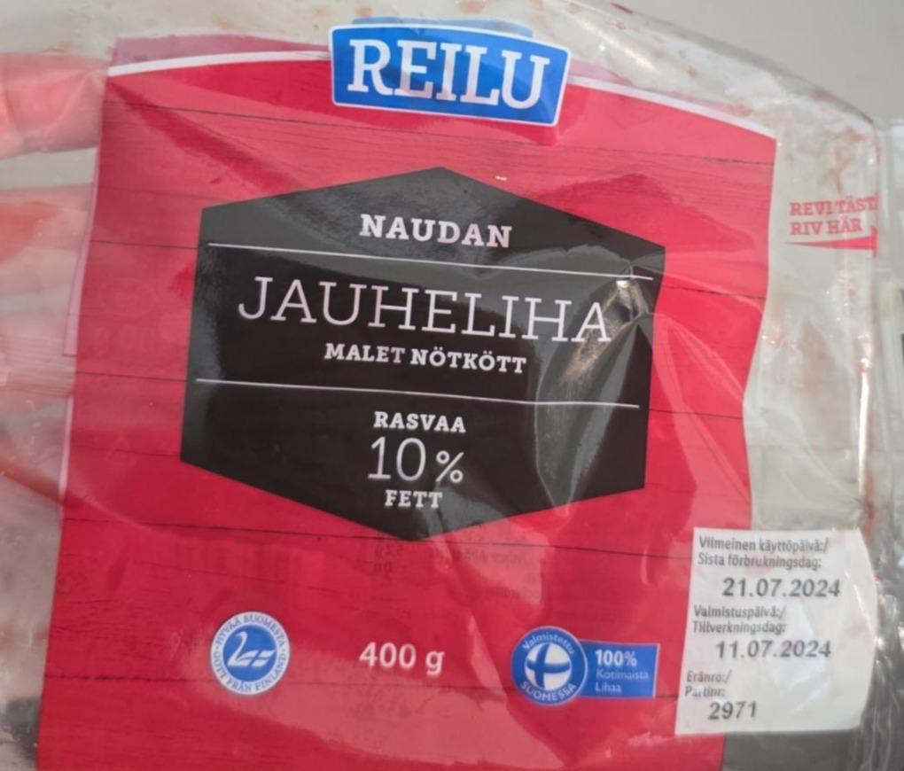 Фото - Naudan Jauheliha 10% fett Reilu