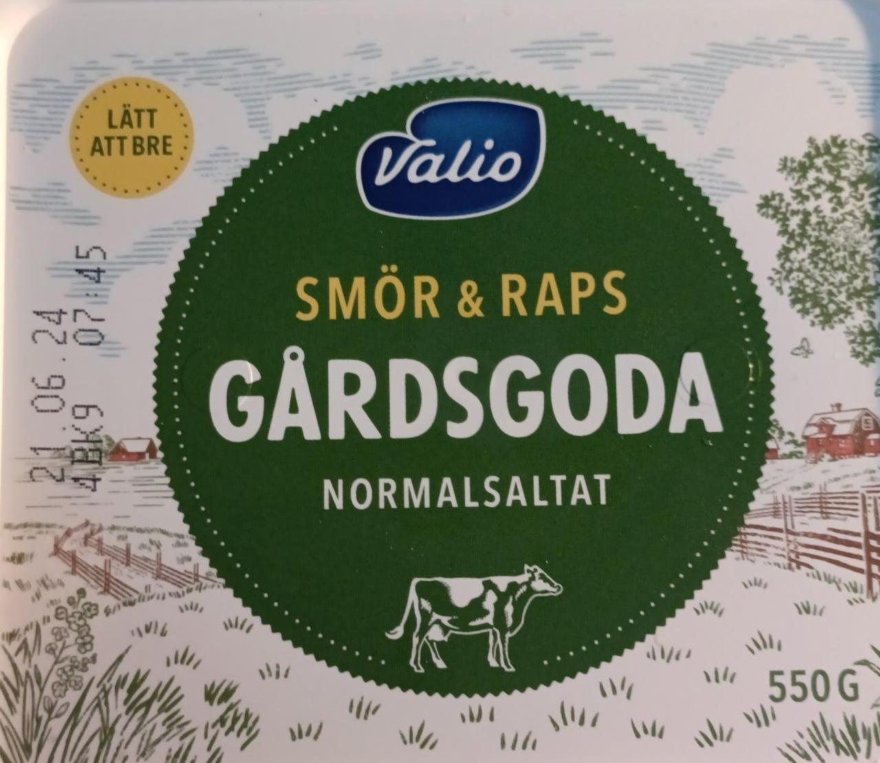 Фото - Gårdsgoda Smör & Rapsolja Normalsaltat Valio