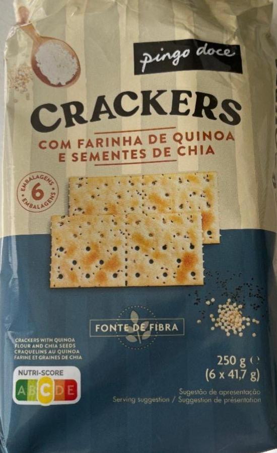 Фото - Crackers com farinha de quinoa e sementes de chia Pingo doce