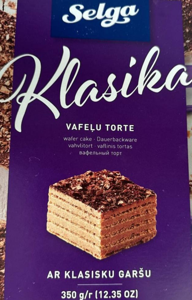 Фото - Vaflinis tortas Klasika Selga