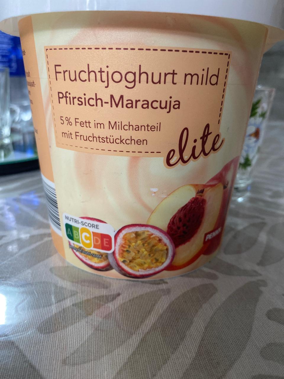 Фото - Fruchtjoghurt mild pfirsich maracuja Elite