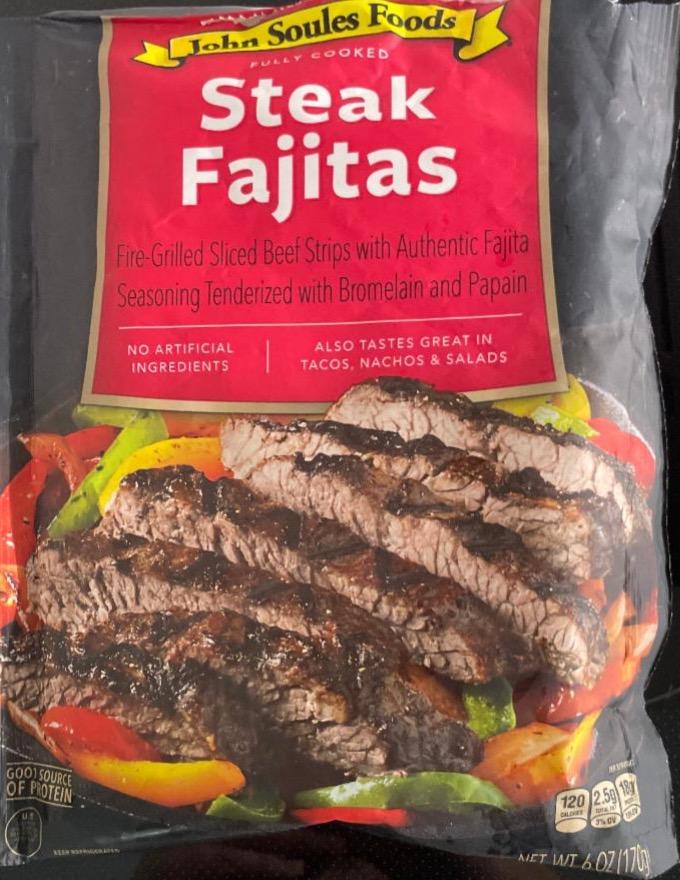 Фото - Steak fajitas John soules foods