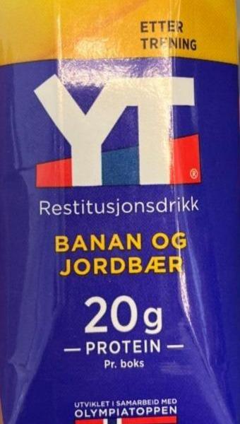 Фото - Restitusjonsdrikk Banan og jordbær Yt