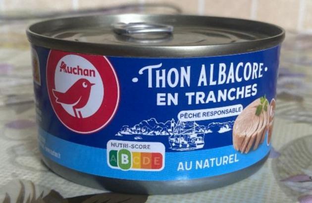 Фото - Thon albacore en tranches Auchan