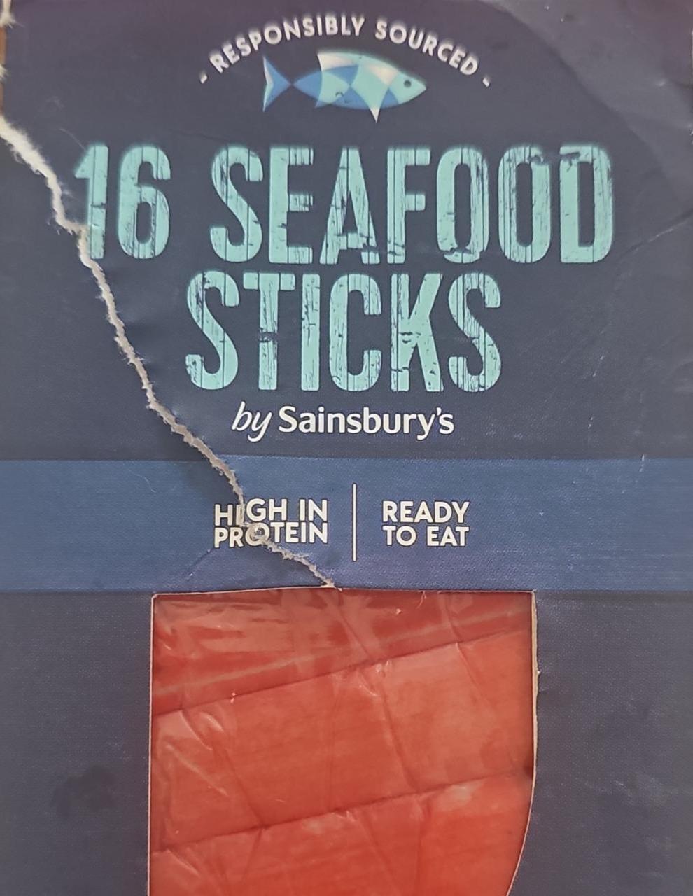 Фото - 16 seafood sticks by Sainsbury's