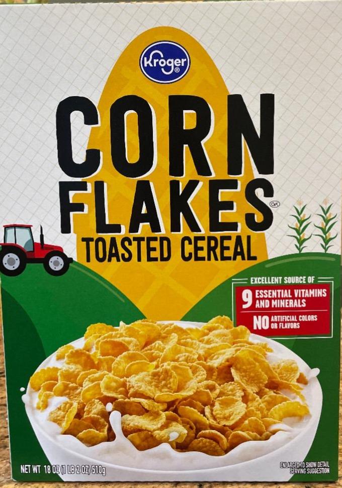 Фото - Corn Flakes Toasted Cereal Kroger