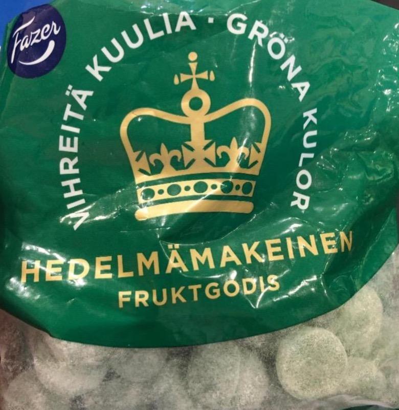 Фото - Vihreitä kuulia hedelmämakeinen Fazer