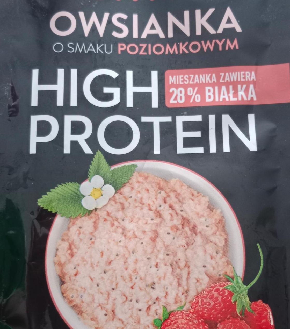 Фото - Owsianka proteinowa poziomkowa high protein 28% białka Emix