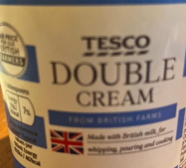 Фото - Double cream Tesco