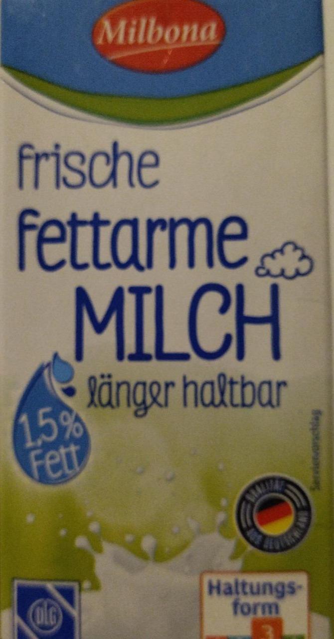 Фото - Milch 1.5% fettarme frische Milbona