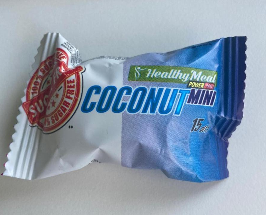 Фото - Цукерки Coconut Mini без цукру Healthy Meal PowerPro