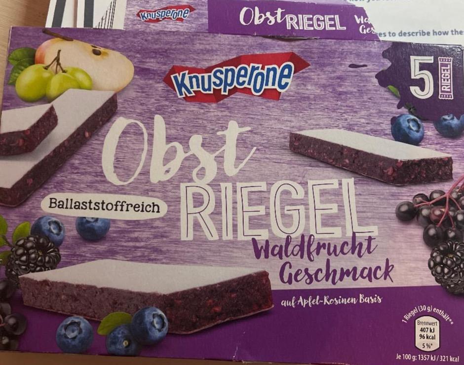 Фото - Obst riegel waldfrucht geschmack apfel rosinen basis Knusperone