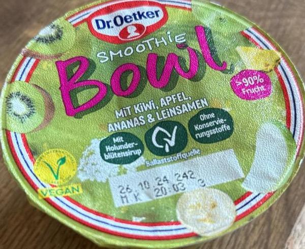 Фото - Smoothie bowl mit kiwi apfel ananas leinsamen Dr.Oetker