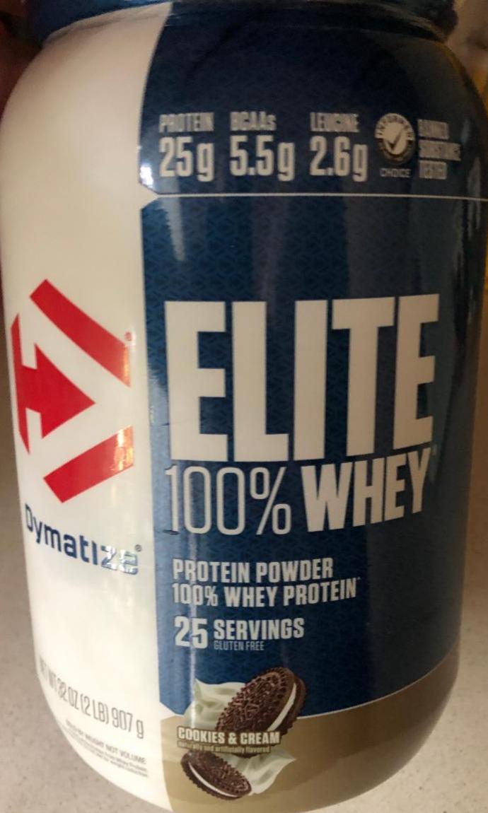 Фото - Elite 100% Whey Protein Dymatize