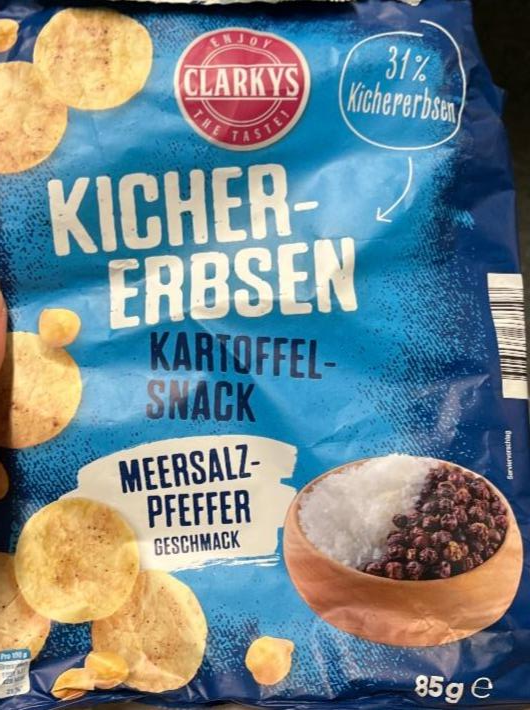 Фото - Kichererbes Kartoffelsnack Clarkys