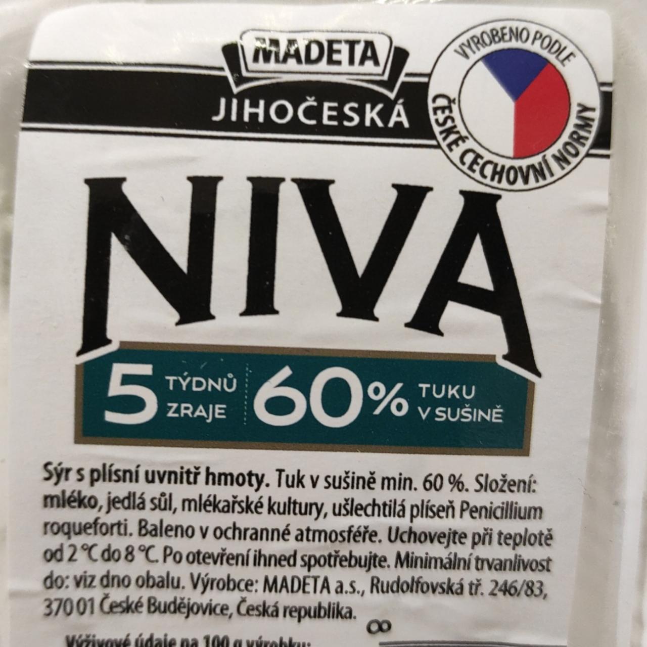 Фото - Сир з блакитною пліснявою 60% Niva Madeta