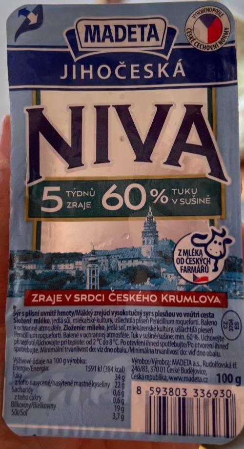 Фото - Сир з блакитною пліснявою 60% Niva Madeta