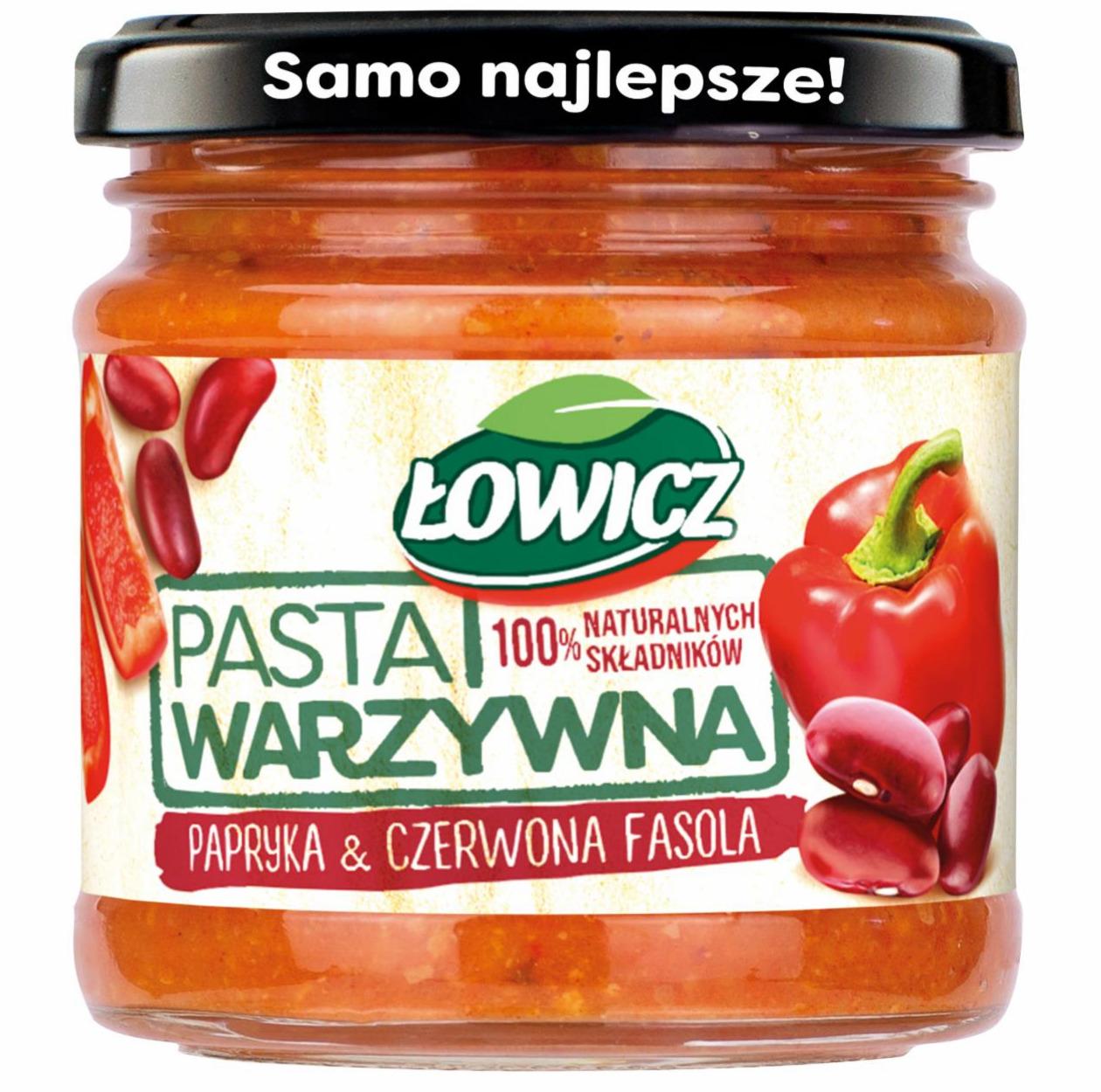 Фото - Pasta warzywna papryka & czerwona fasola Łowicz