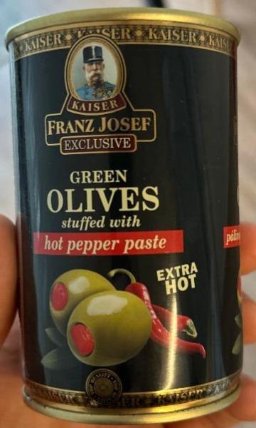 Фото - Green olives stuffed with Extra Hot Kaiser Franz Josef