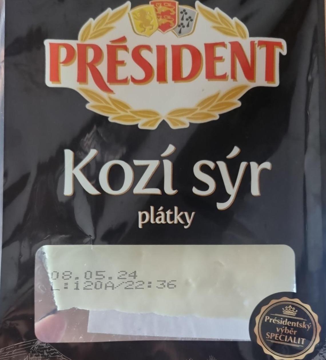 Фото - Kozí sýr plátky Président