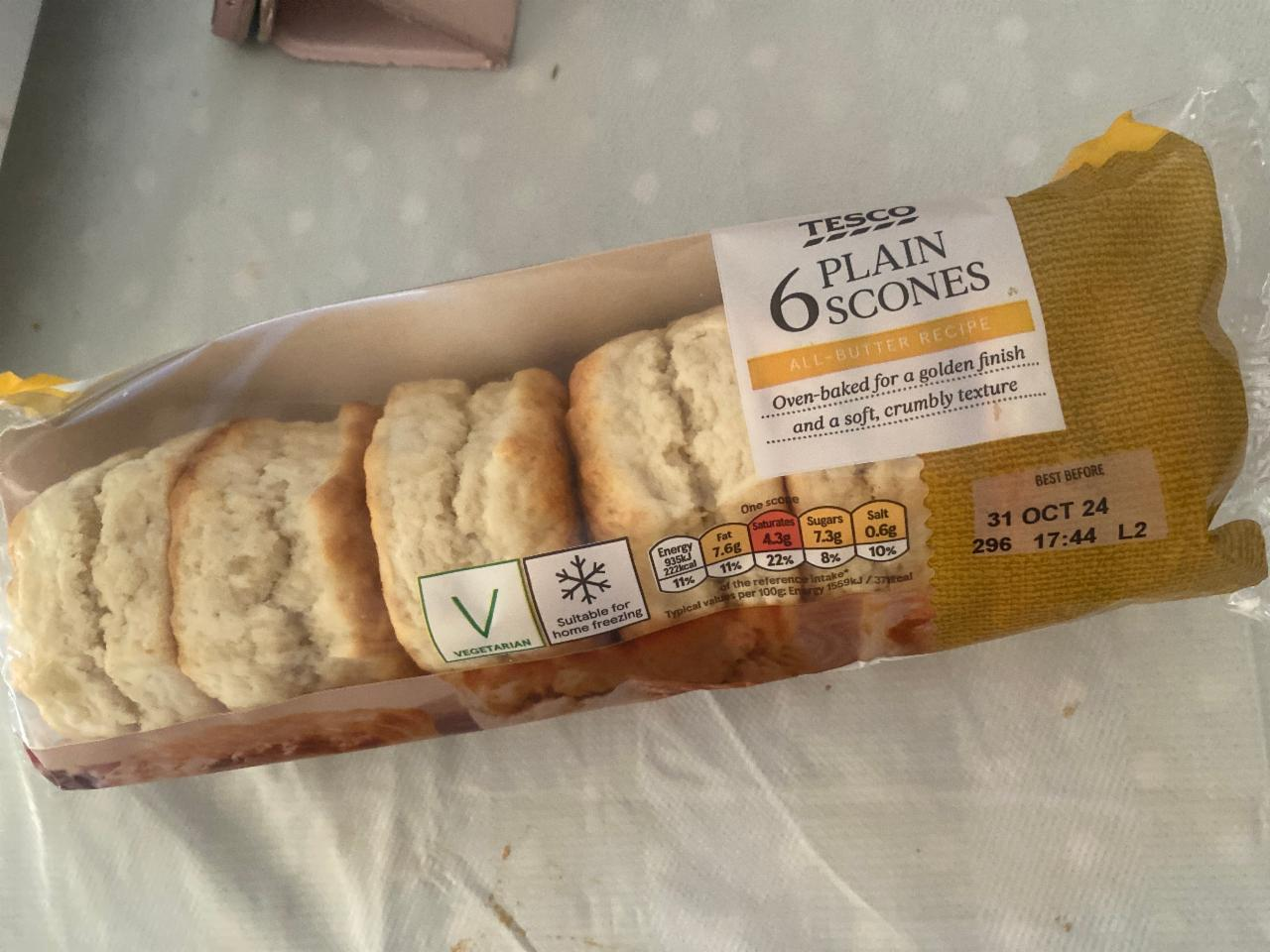 Фото - 6 Plain Scones Tesco