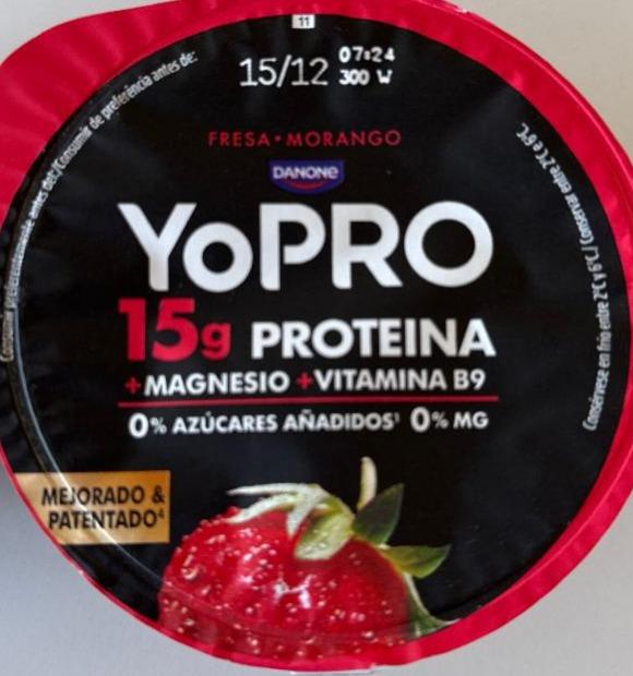 Фото - Yogur proteínas fresa YoPro