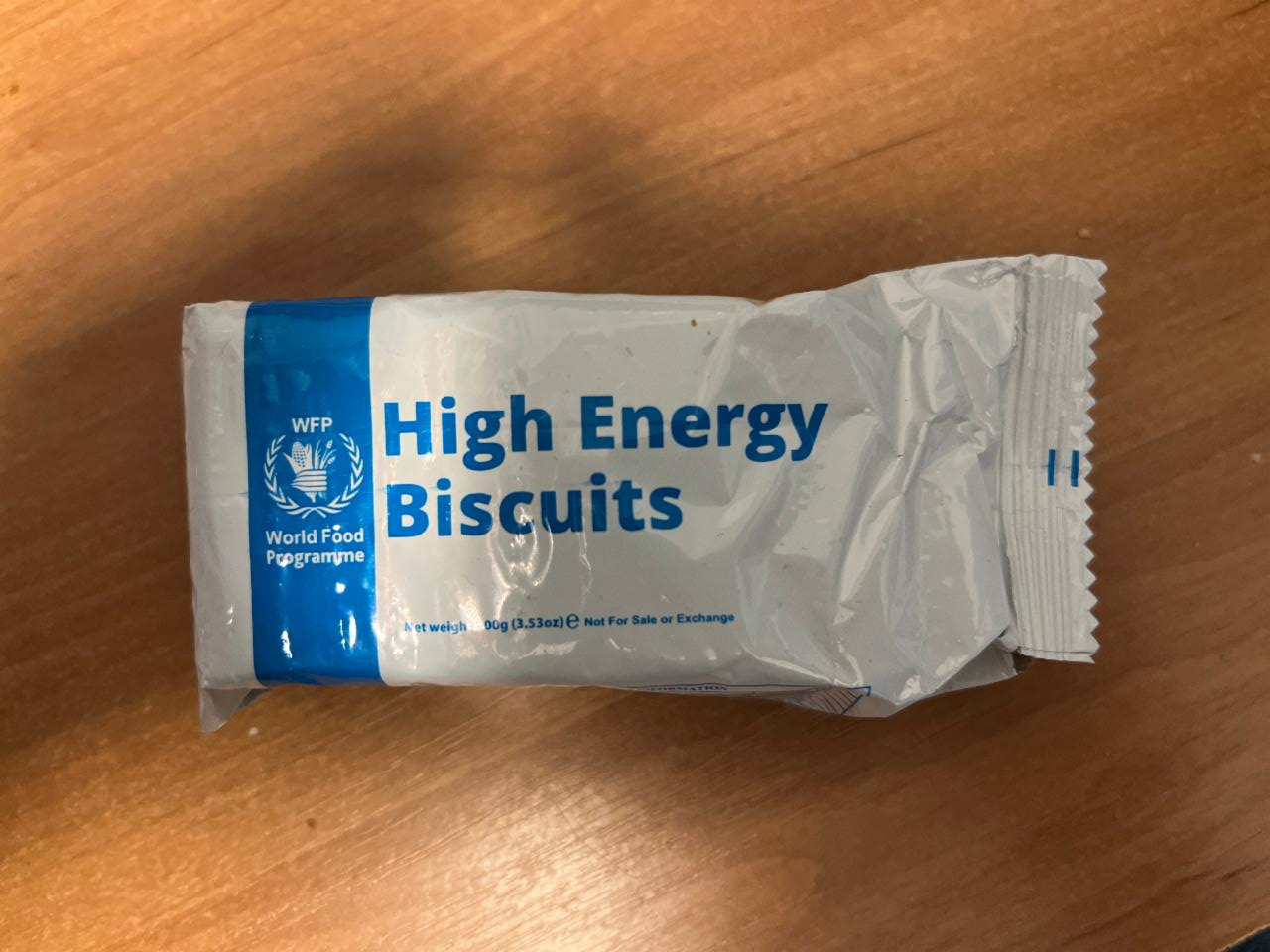 Фото - High Energy Biscuits World Food Programme