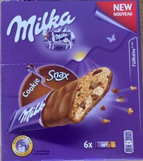 Фото - Milka cookie snax