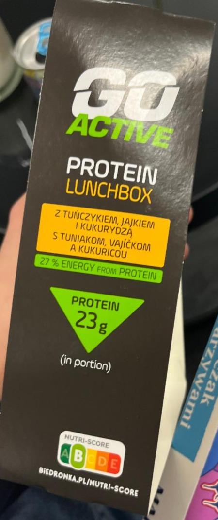 Фото - Protein lunchbox z tuńczykiem jajkiem i kukurydzą Go active