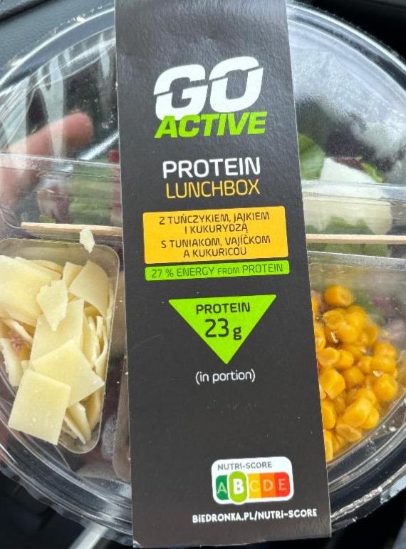 Фото - Protein lunchbox z tuńczykiem jajkiem i kukurydzą Go active