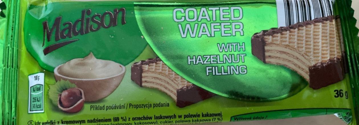 Фото - Coated wafer with hazelnut filling Madison