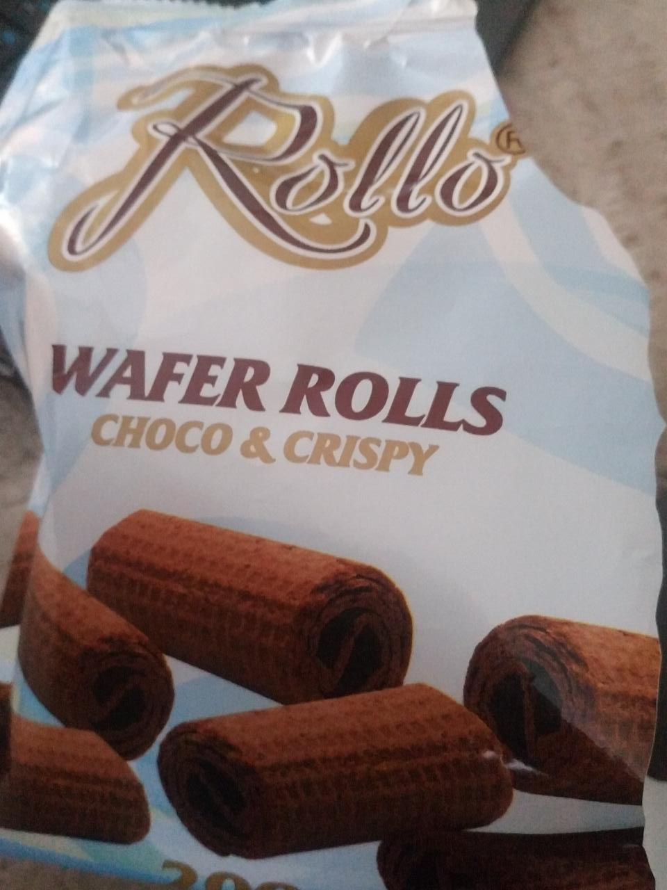 Фото - wafer rolls choco crispy Rollo