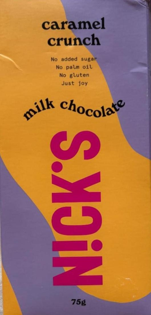 Фото - Milk chocolate caramel crunch N!ck's