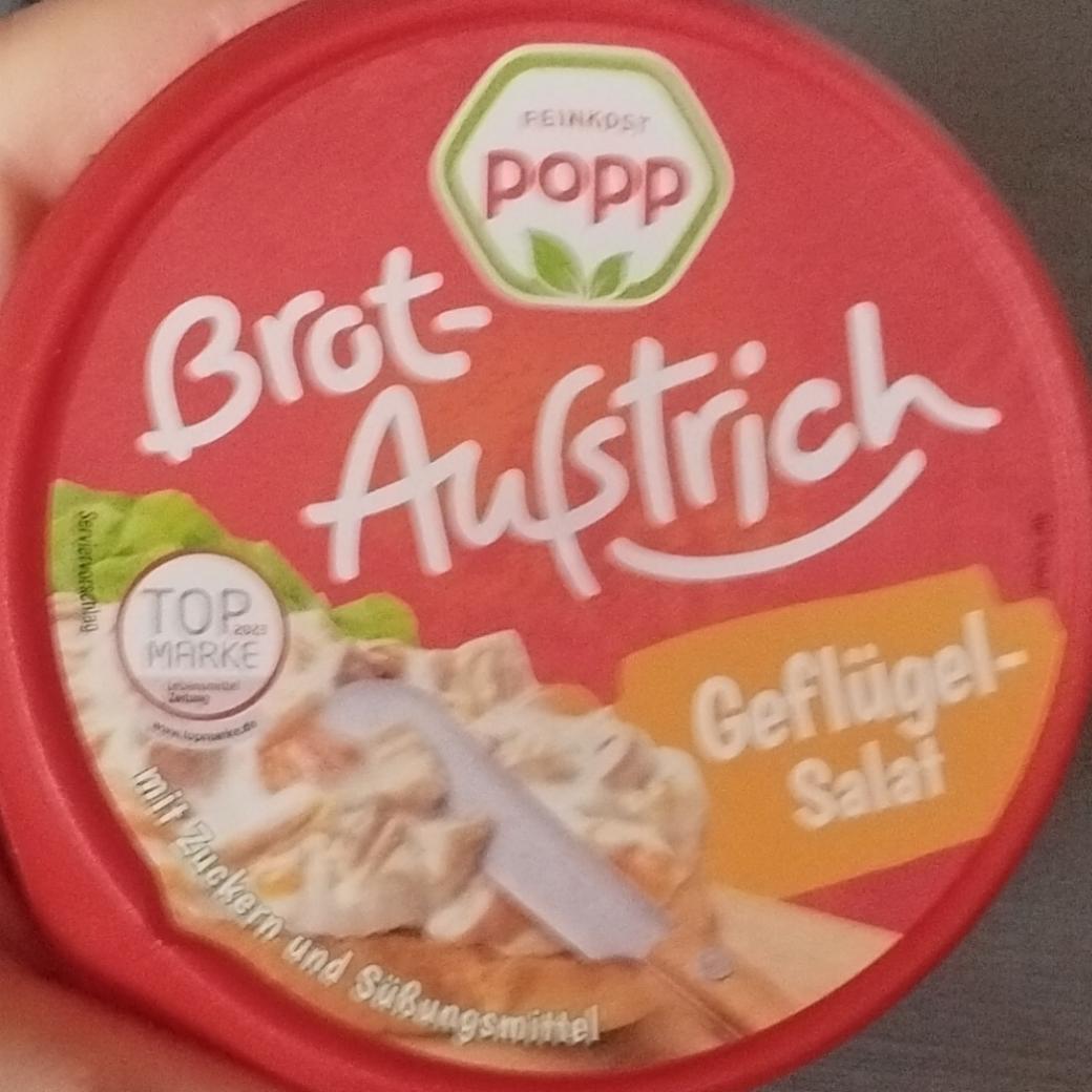 Фото - Brotaufstrich Geflügel Salat Popp