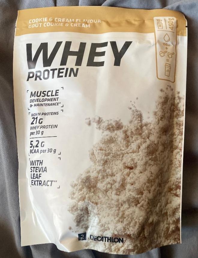 Фото - Протеїн Whey Protein Cookie & Cream Decathlon