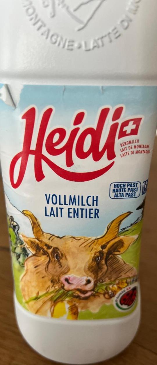 Фото - Vollmilch lait entier Heidi