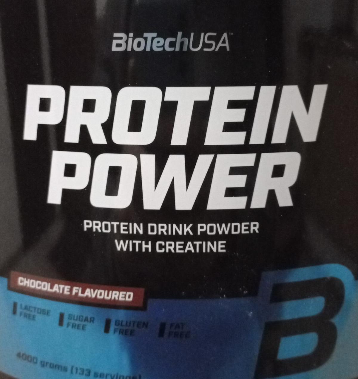 Фото - Протеїн з креатином Protein Power Chocolate BioTechUSA