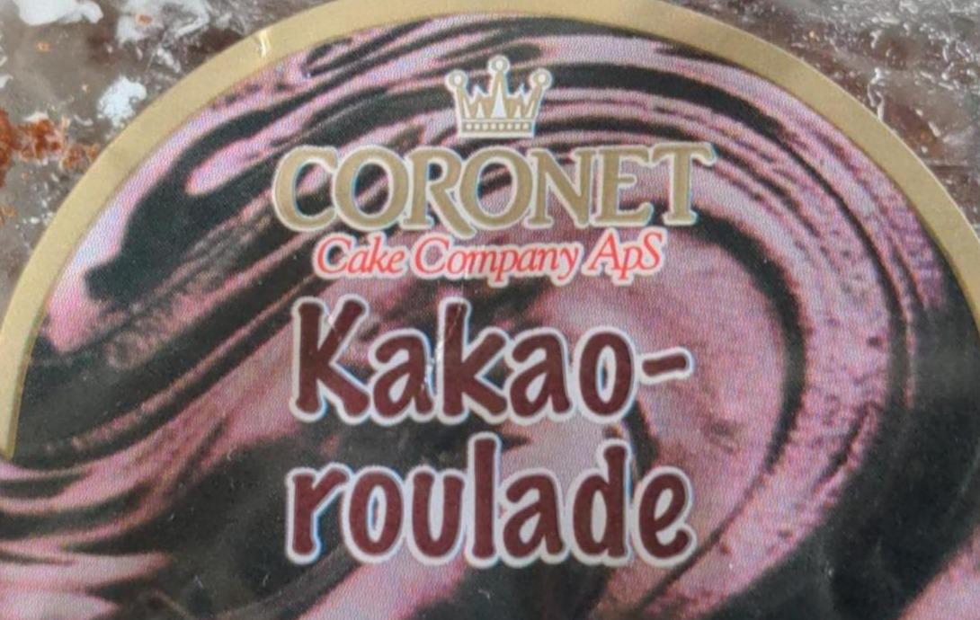 Фото - Kakao roulade Coronet cake company ApS