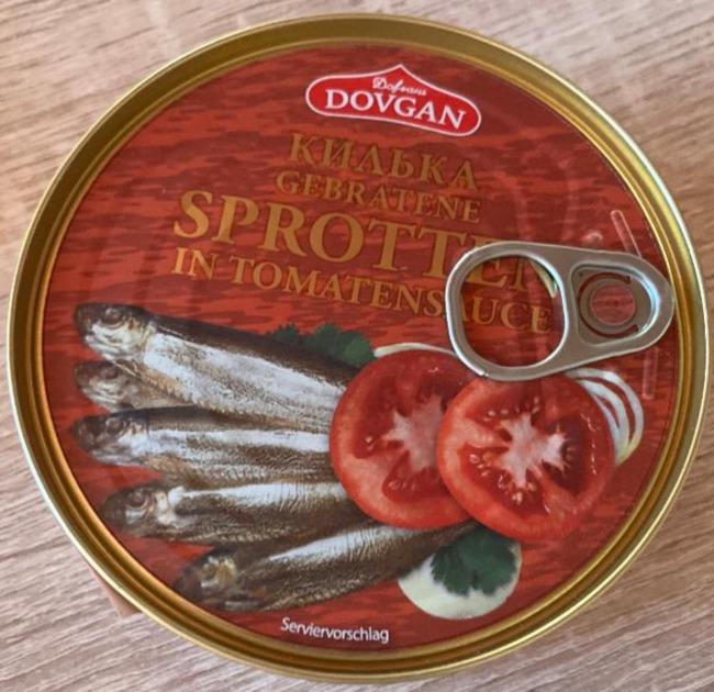 Фото - Шпроти в томатному соусі Sprotten In Tomatensauce Dovgan