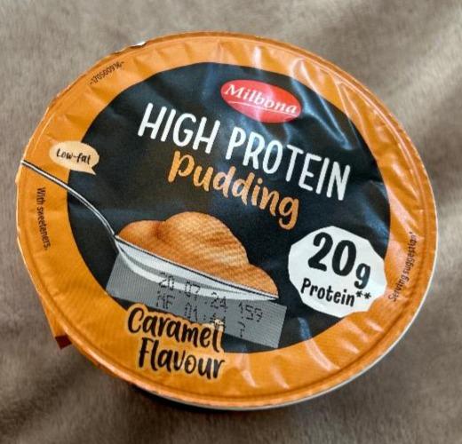 Фото - High protein caramel flavour pudding Milbona