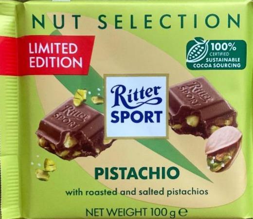 Фото - Pistachio with roasted and salted pistachios Ritter Sport