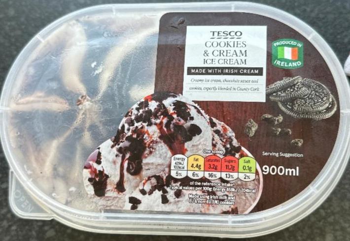 Фото - Cookies&Cream Ice Cream Tesco