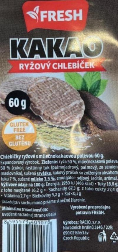 Фото - Kakao ryžový chlebíček Fresh