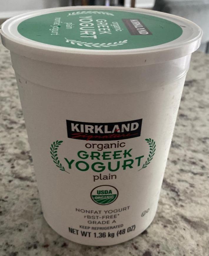 Фото - Йогурт Organic Greek Yogurt Kirkland