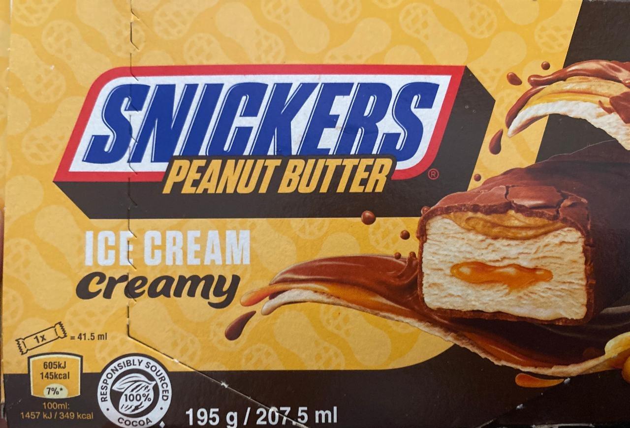 Фото - Peanut Butter Ice Cream Creamy Snickers