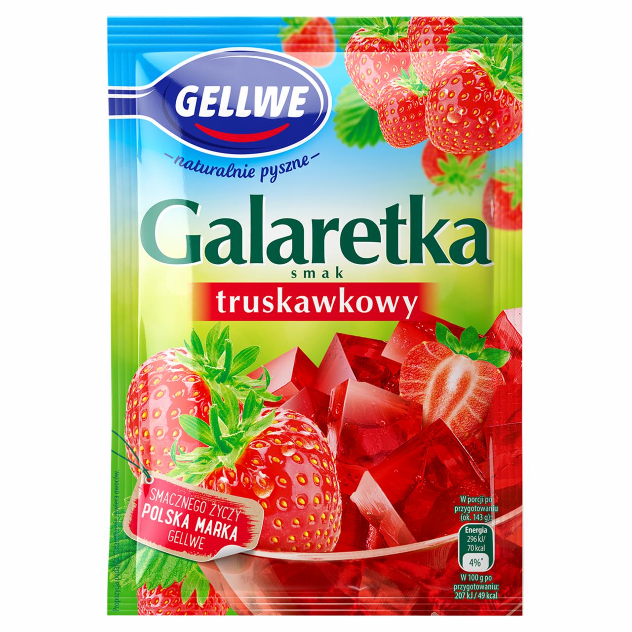 Фото - Galaretka smak truskawkowy Gellwe