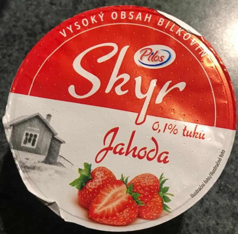 Фото - Skyr jahoda 0,1% tuku Pilos