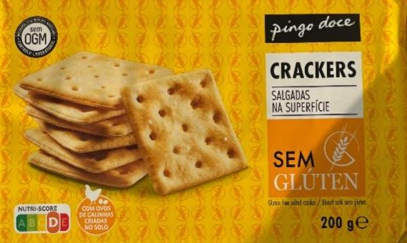 Фото - Crackers sem gluten Pingo Doce